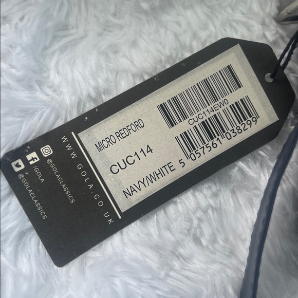 Gola Micro Redford Logo Crossbody Retro Messenger Bag in Navy/White CUC114 - Picture 6 of 6